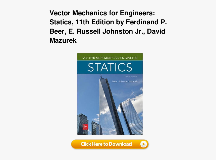 Vector Mechanics For Engineers Dynamics 11th Edition, HD Png Download, Free Download