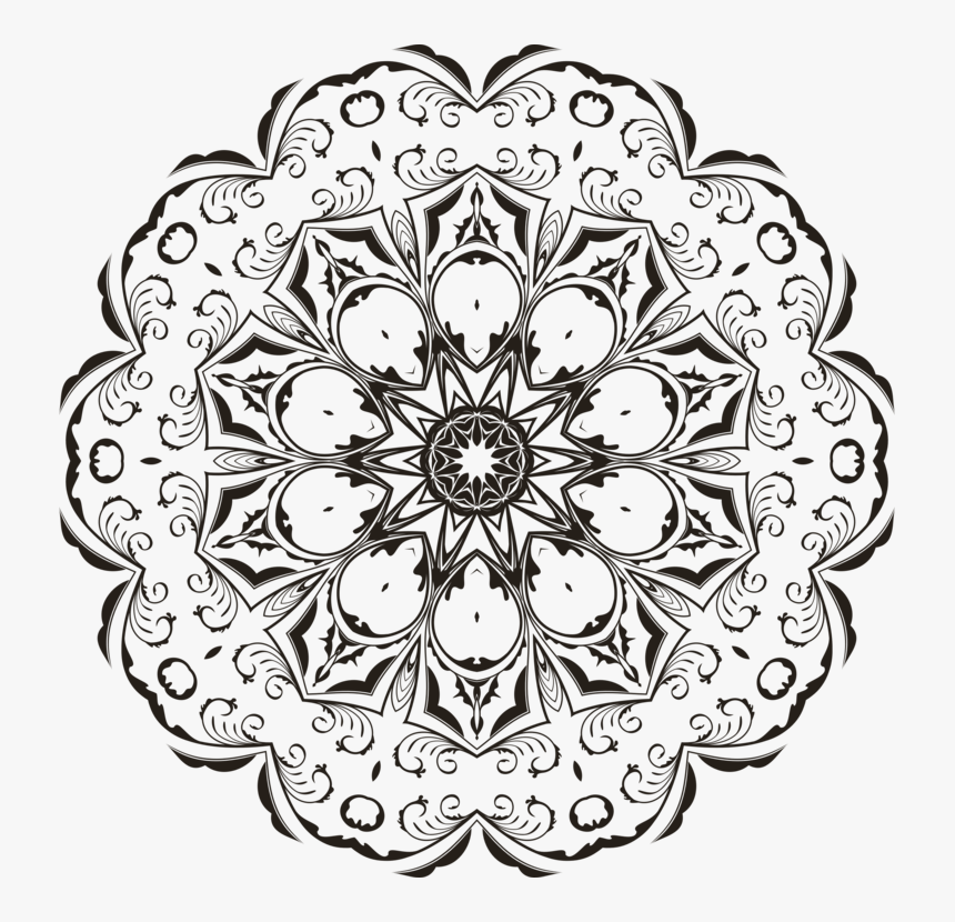 Transparent Flower Doodle Png - Circle, Png Download, Free Download