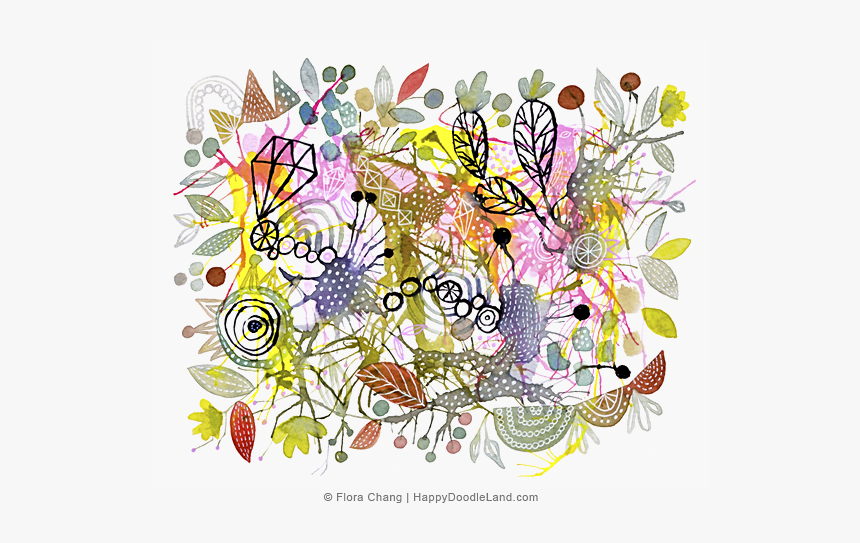 Abstract Garden 1 © Flora Chang, HD Png Download, Free Download