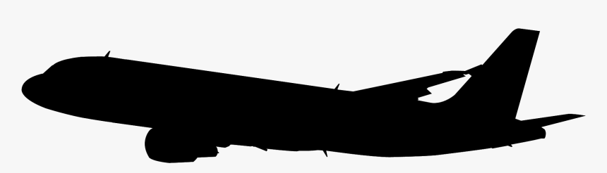 Silhouette , Png Download - Transparent Background Airplane Silhouette, Png Download, Free Download