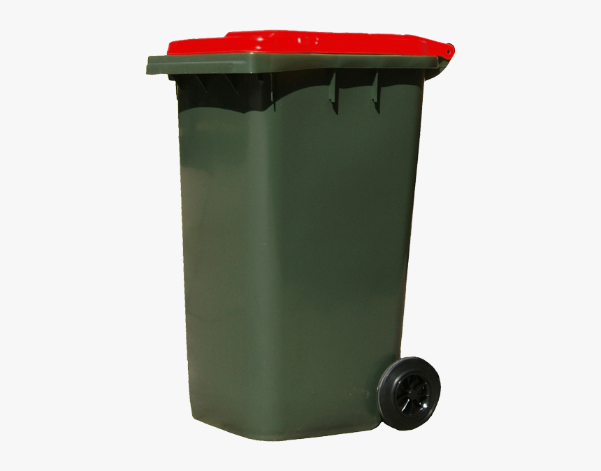 Red L - Red Lid Garbage Bin, HD Png Download, Free Download