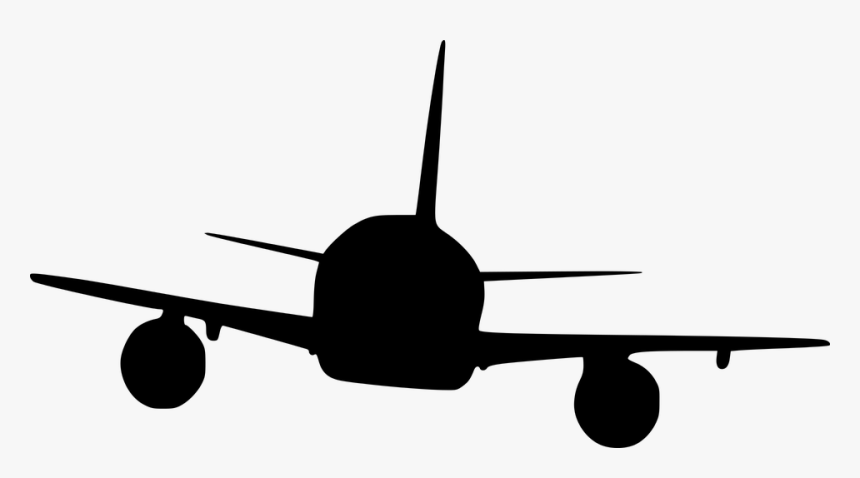 Silhouette, Airplane, Traveling, Airways, Arrival - Самолет Силуэт, HD Png Download, Free Download