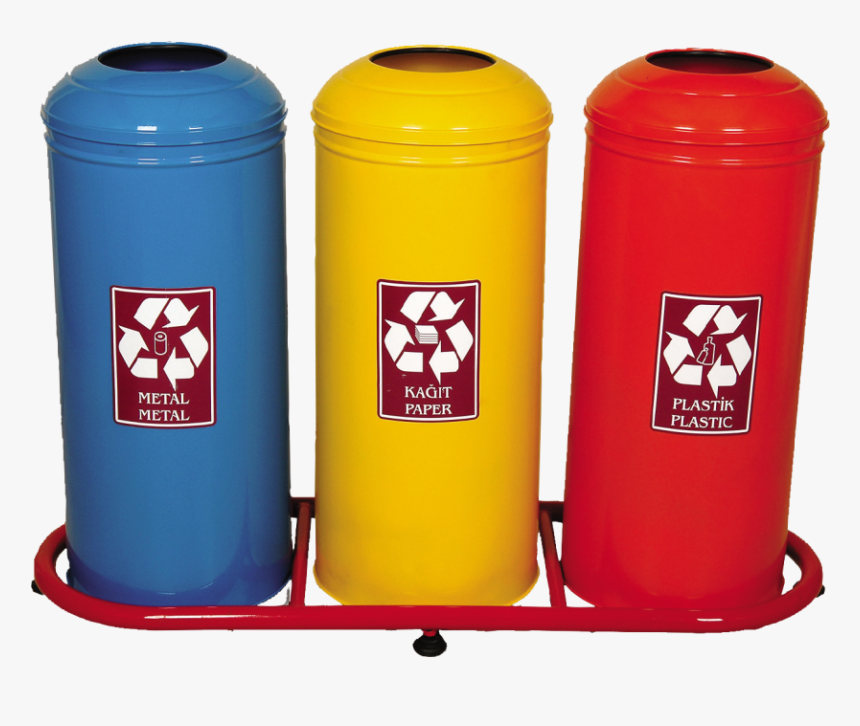 Tm 241 Recycle Bin Stand Painted Atik Kutulari - Atik Çöp Standi, HD Png Download, Free Download