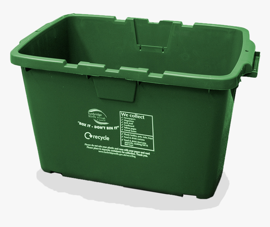 Green - Recycling Box - Plastic, HD Png Download, Free Download
