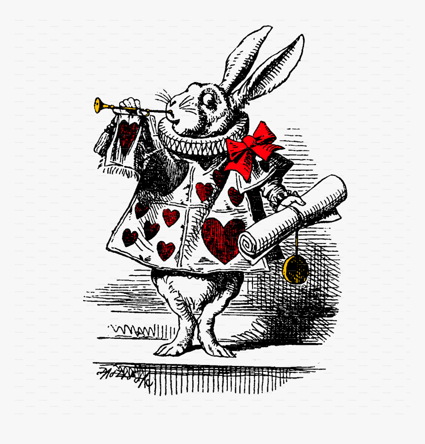 Alice In Wonderland Original Rabbit, HD Png Download, Free Download