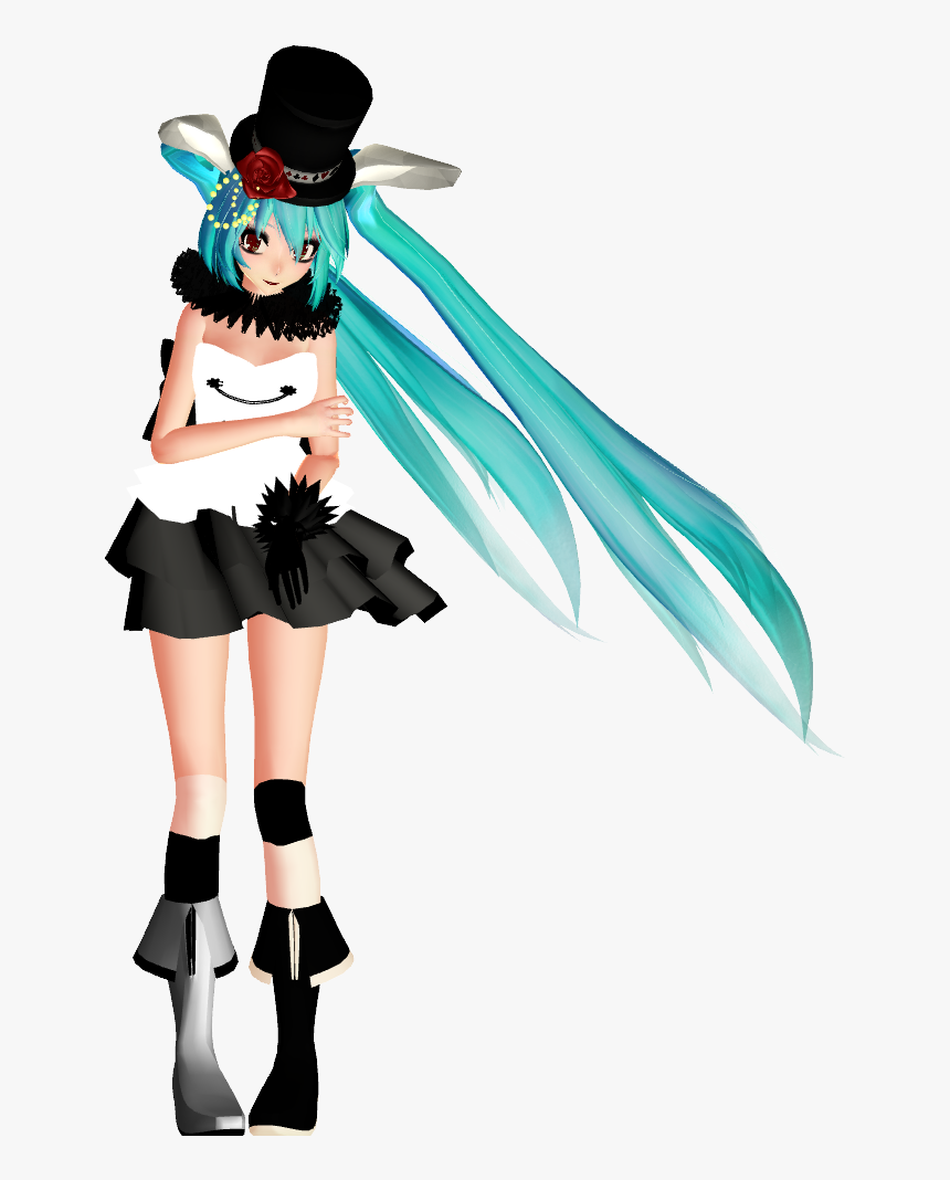 Horror Wonderland [rabbit][mmd,tda,miku] By Kurusou - Mmd Dl Tda Miku, HD Png Download, Free Download