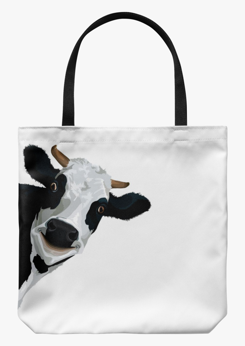 Funny Cow Face Tote - Nw Pitney Ink Random Act Of Cow Birthday Card, HD Png Download, Free Download