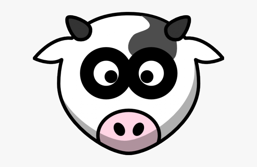 Cartoon Cow Head Drawing, HD Png Download, Free Download
