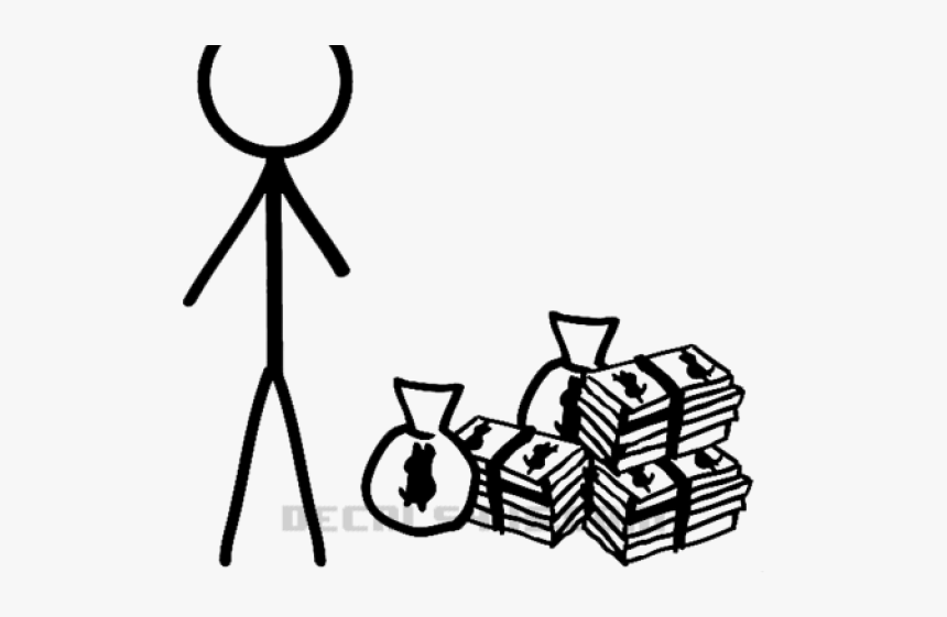 Stick Figure Family Pictures - Silhouette Stick Figure Family Money Single, HD Png Download, Free Download