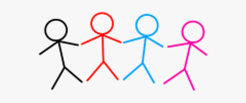 Stick Figure Family Pictures - Stick Figure Friends, HD Png Download, Free Download