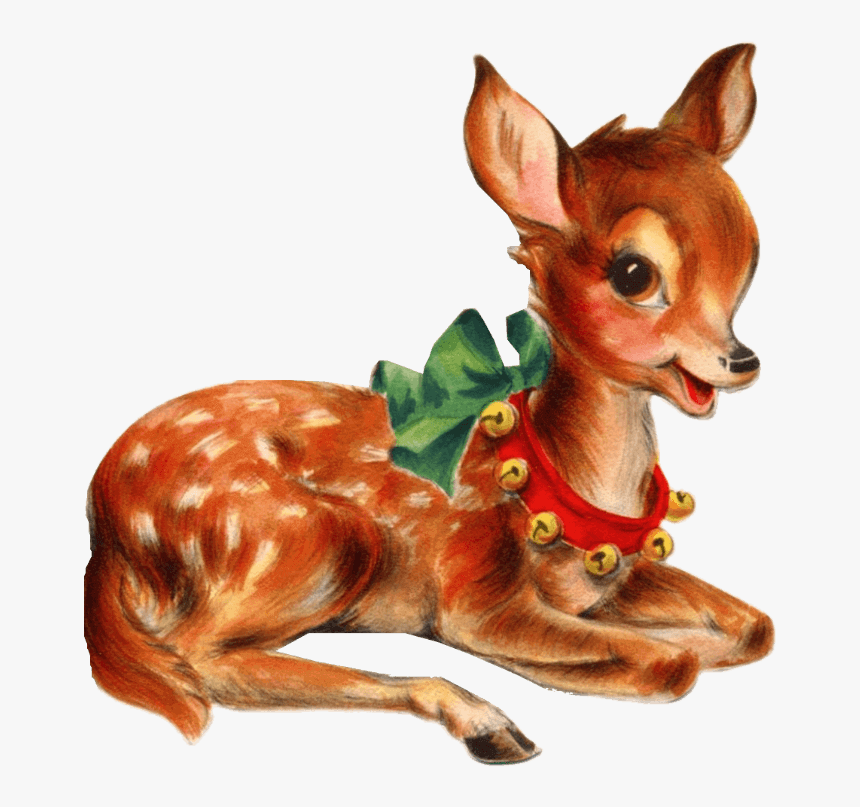 Deer Png Images - Vintage Christmas Transparent Background, Png Download, Free Download