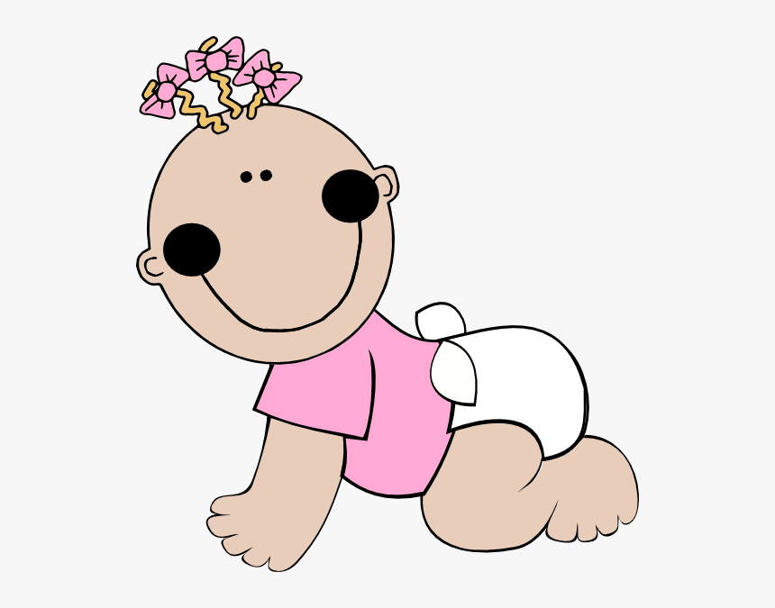 Svg Free Baby Crawling Clipart - Baby Clipart Transparent, HD Png Download, Free Download