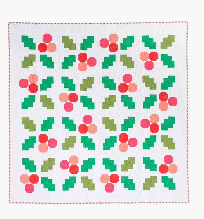Holly Jolly Quilt Pattern Confident Beginner/intermediate - Holly Jolly Quilt Pattern, HD Png Download, Free Download