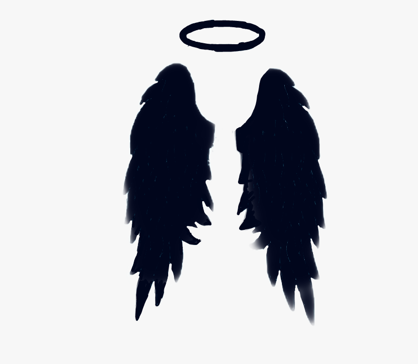 #angle #wings #black #dark #evil #darkness #sad, HD Png Download, Free Download