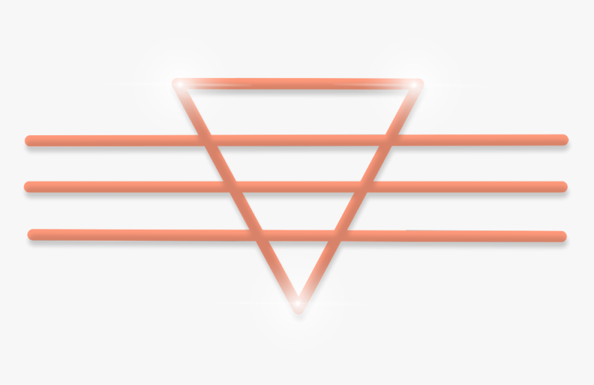 #freetoedit #neon #triangle #orange #glow #frame #border - Picsart Photo Studio, HD Png Download, Free Download