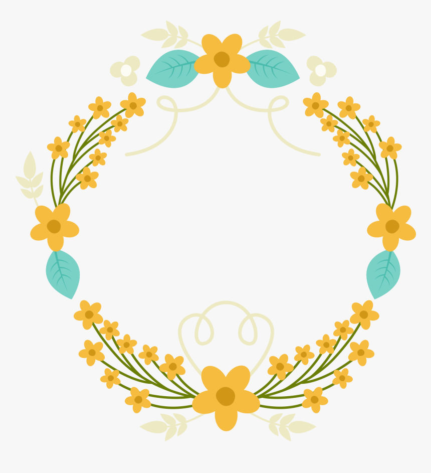 Garland Laurel Wreath Warm Color Simple Png And Psd - Risk Free Vector, Transparent Png, Free Download