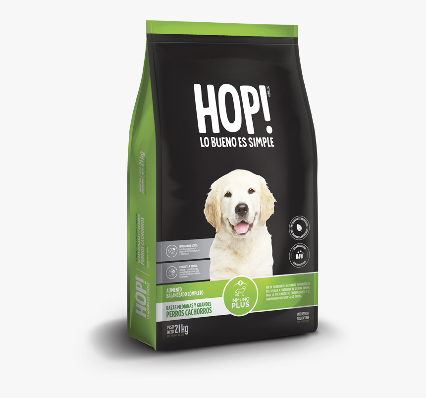 Hop Perros Cachorros Razas Medianas Y Grandes - Hop Alimento Para Gatos, HD Png Download, Free Download