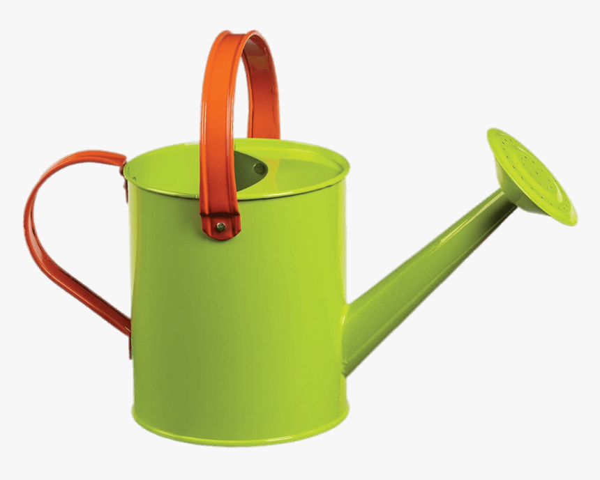 Small Green Watering Can With Red Handles - Watering Can Transparent Background, HD Png Download, Free Download