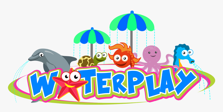 Another Attraction For The Kids, Waterplay Is Composed - Water Play Area Clip Art, HD Png Download, Free Download