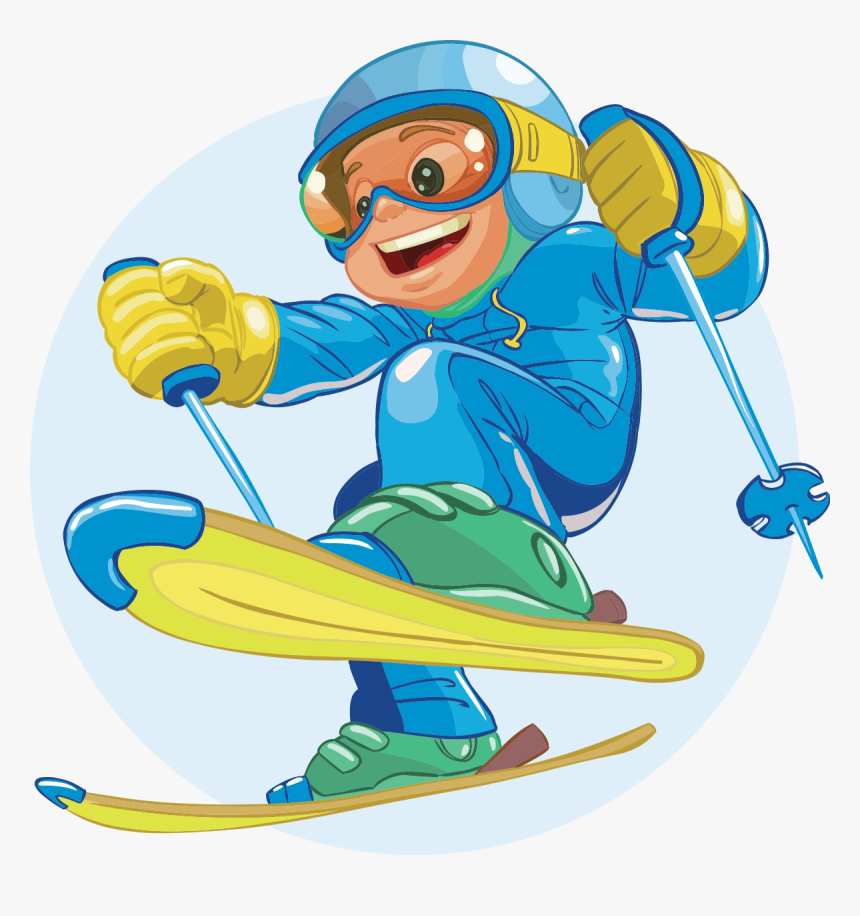 Learn To Ski Or Ride For Free - Skiing Clipart Free, HD Png Download, Free Download