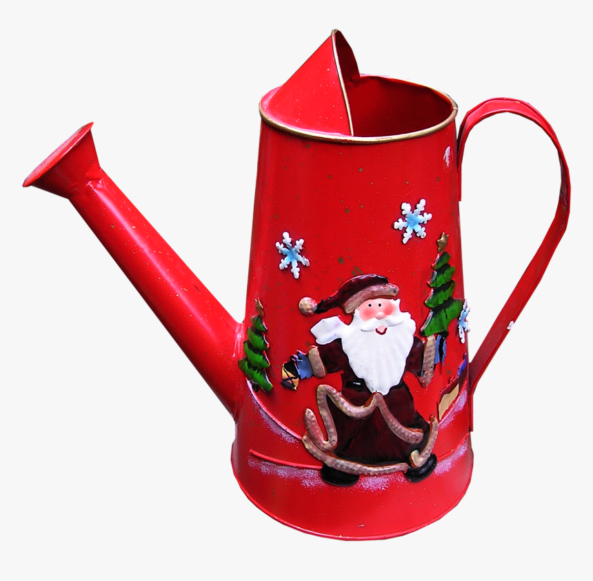 Christmas Decoration Watering Can Free Photo - Christmas Decorated Watering Can, HD Png Download, Free Download