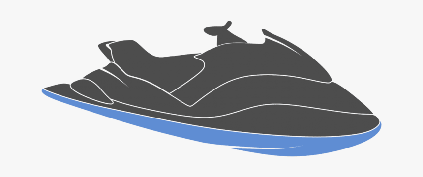 Grey Jet Ski - Personal Watercraft, HD Png Download, Free Download