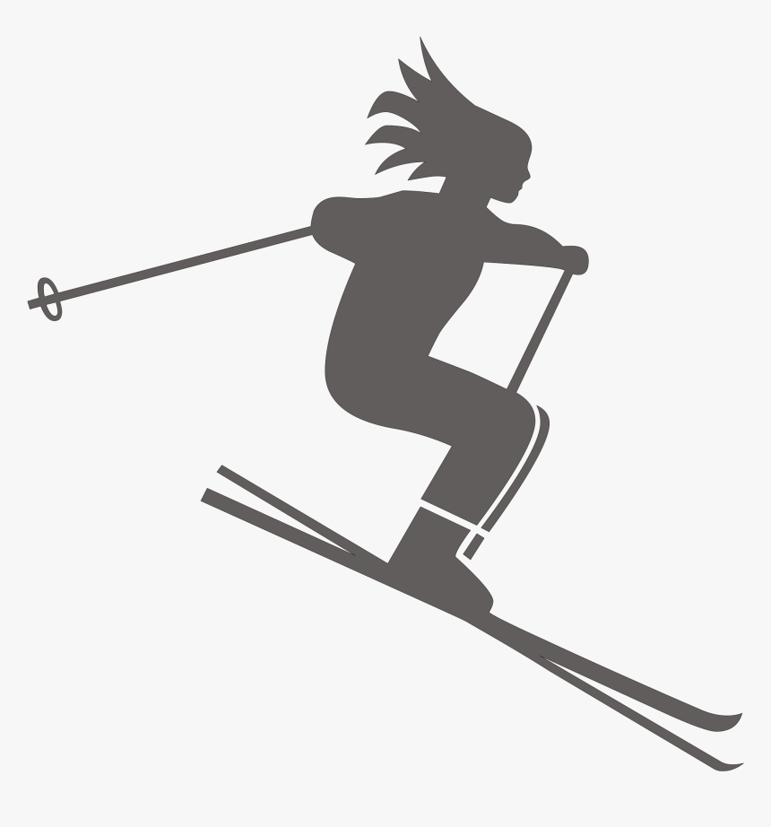Clipart Skiing Transparent Background, HD Png Download, Free Download