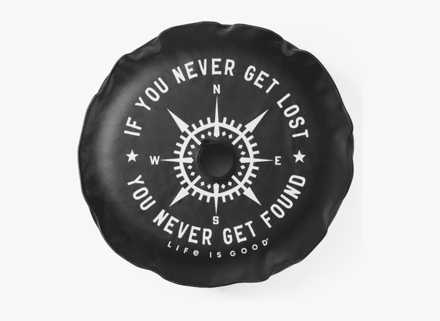 Lost And Found Compass Rearview Camera Tire Cover - Life Is Good Jeep Spare Tire Cover, HD Png Download, Free Download