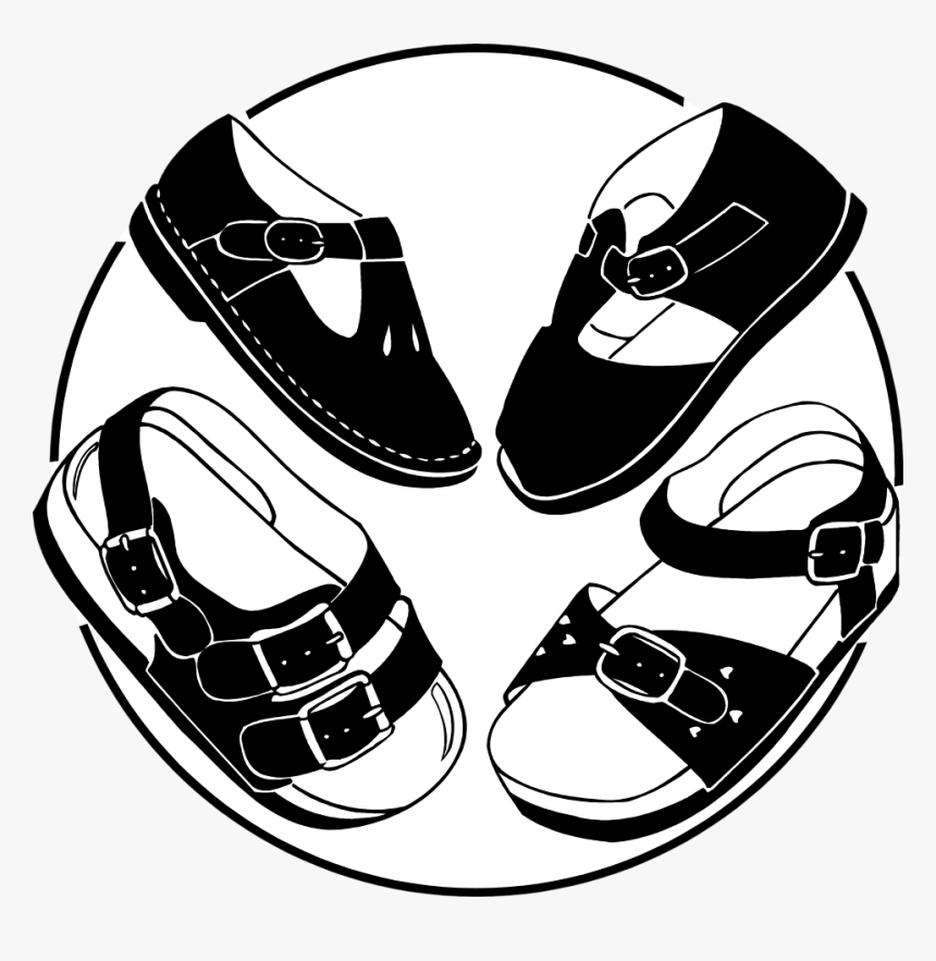 Baby Shoes Clipart Black And White Download - Shoe For Girl Clipart Png, Transparent Png, Free Download