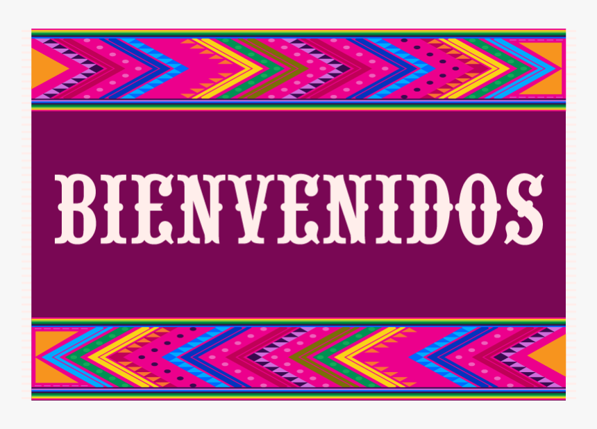 Tapete Traditions Colours Mat Welcome Bienvenidos Mexico - Graphic Design, HD Png Download, Free Download