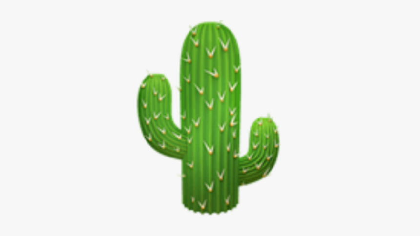 #kaktus #cactus #green #cute #emoji #iphone #applemoji - Cactus Emoji Png, Transparent Png, Free Download