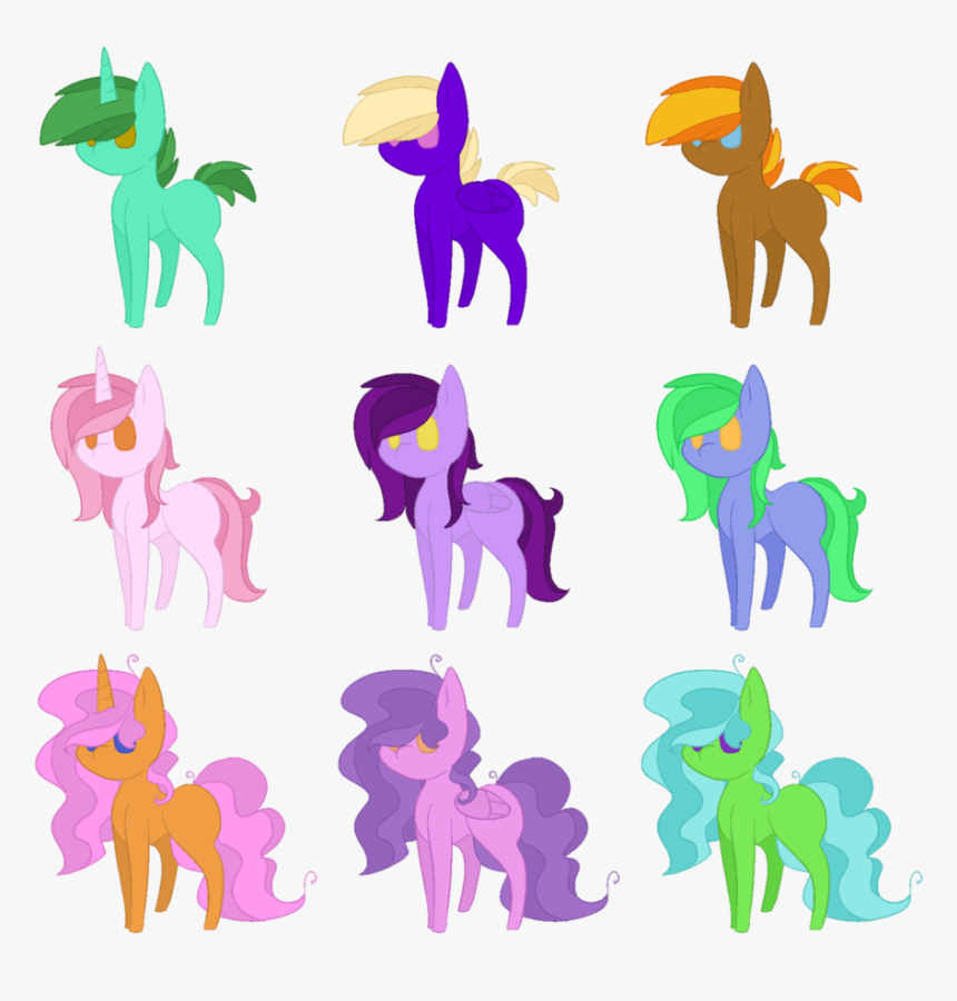 My Little Pony Adoptables 3 [open] By Oreo-ponies - Ponies Pony, HD Png Download, Free Download