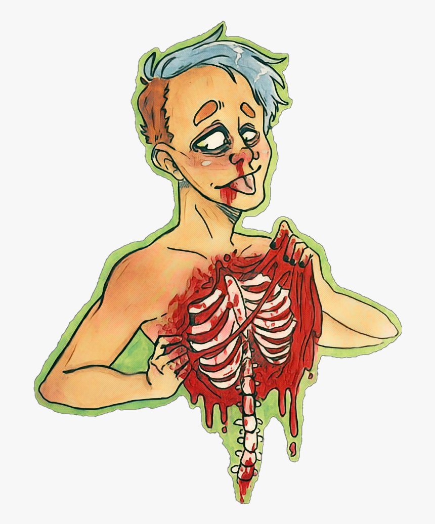 Transparent Ribs Clipart - Gore Drawing, HD Png Download, Free Download