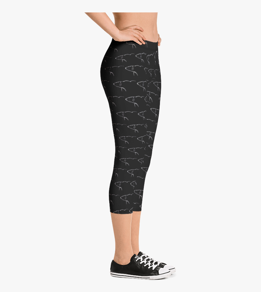 Bear Leggings Hold Fast 2 Mockup Right Sneakers White - Leggings, HD Png Download, Free Download