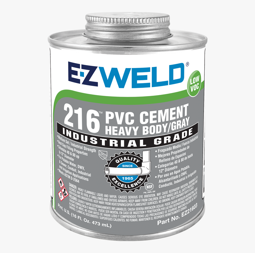 E Z Weld Makes A Broad Range Of High Strength Pvc, - Cemento Pvc Ez Weld, HD Png Download, Free Download