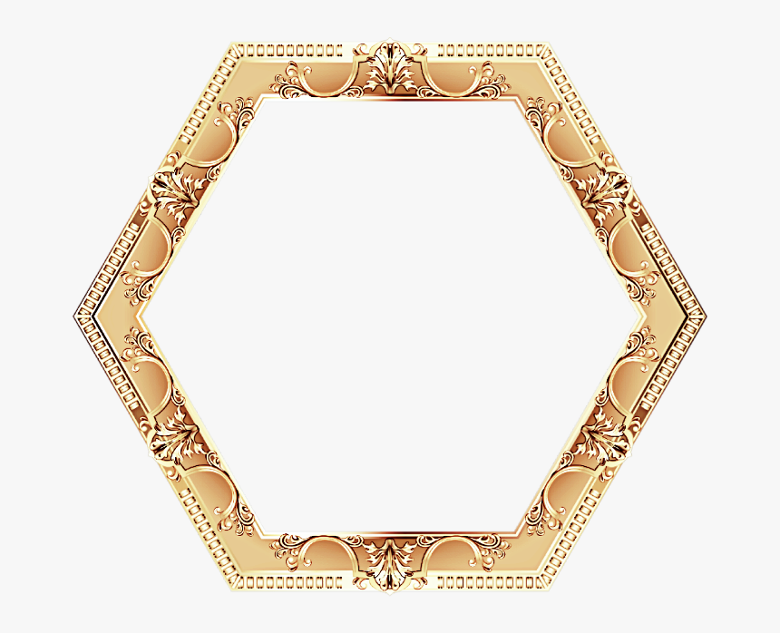 #frame #marco #hexagon #hexagono #hexágono #border - Hexagono Borde, HD Png Download, Free Download