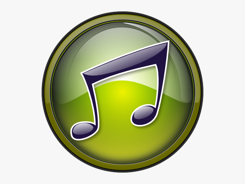 Designing Nice Glass Effects With Inkscape - Button Music Png, Transparent Png, Free Download