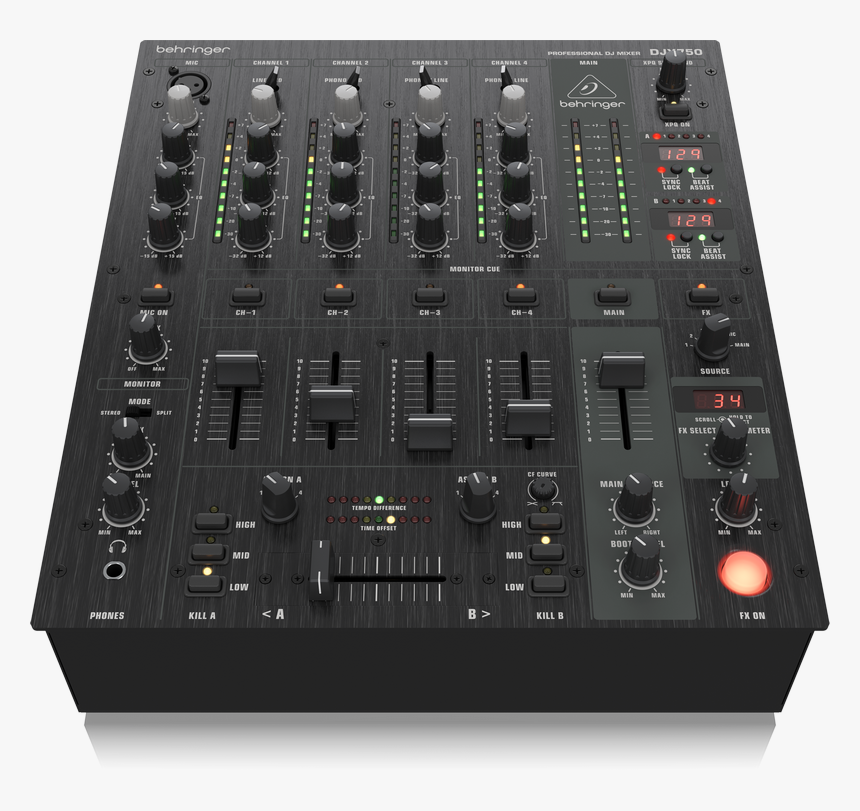 Behringer Pro Mixer Djx750, HD Png Download, Free Download