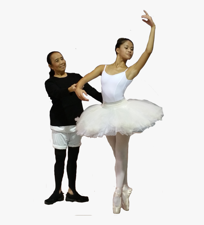 Ballet Teacher With Student - Ballet Teacher Png, Transparent Png, Free Download