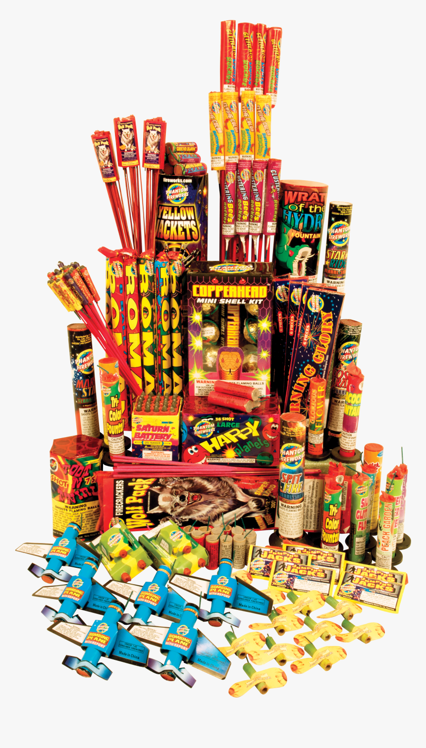 Fireworks Assortment Battle Of Yorktown - Box Of Fireworks, HD Png Download, Free Download