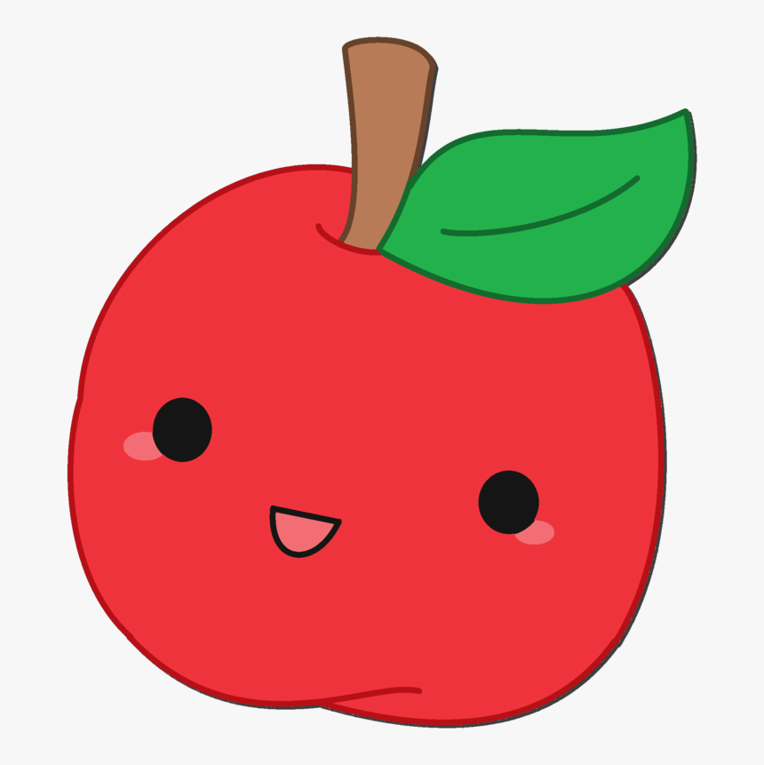 Drawing Apples Chibi Cute Apple Cartoon Png, Transparent Png kindpng
