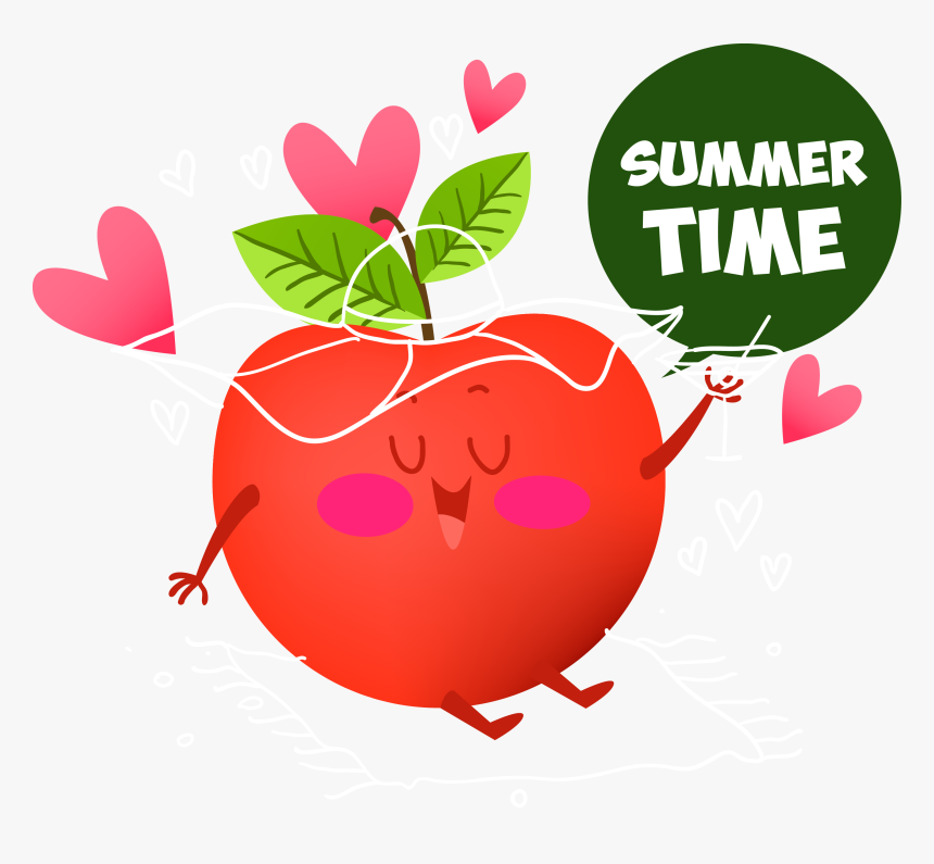 Drawing Apple Cartoon - Cartoon, HD Png Download, Free Download