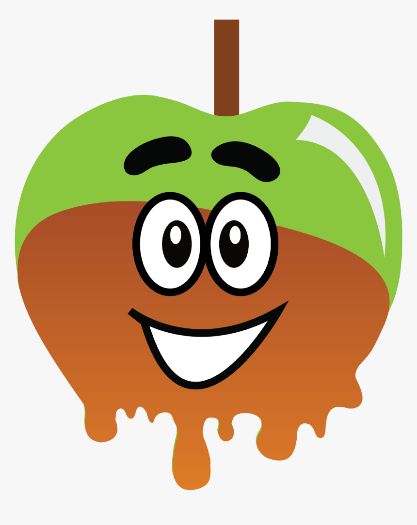 Caramel Apple Cartoon Transparent, HD Png Download, Free Download