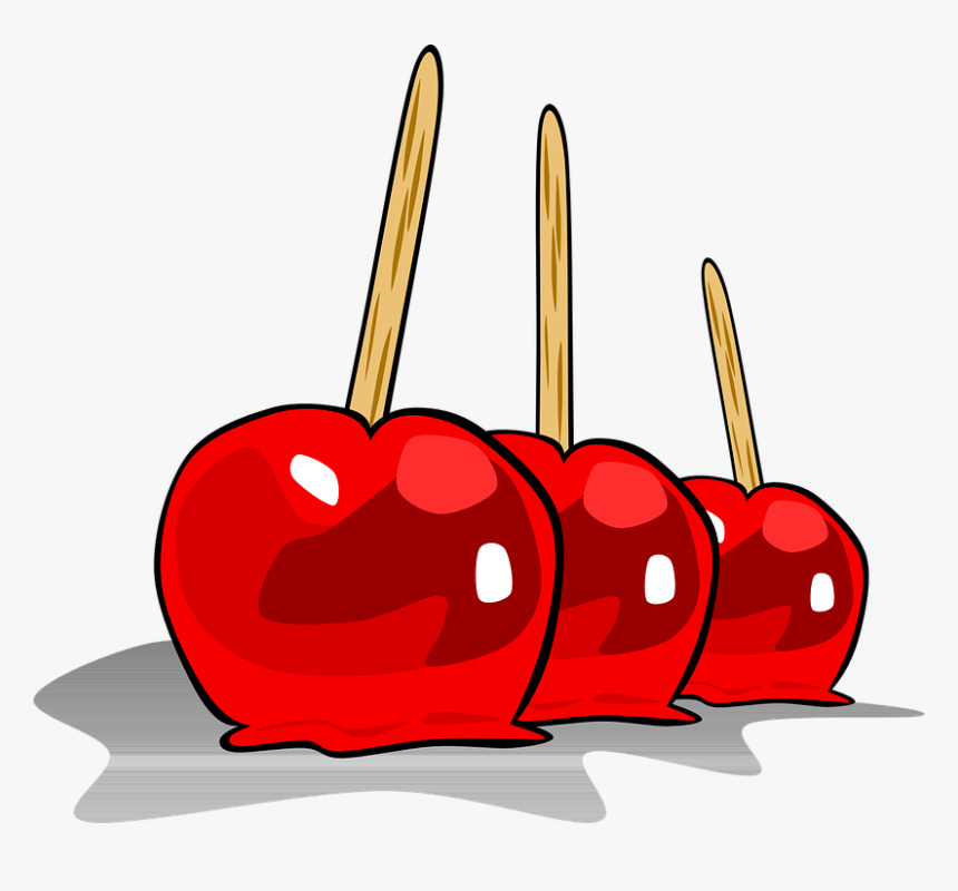 Apple, Food, Fruit, Candied, Candy, Party, Nutrition - Candy Apple Clipart Png, Transparent Png, Free Download