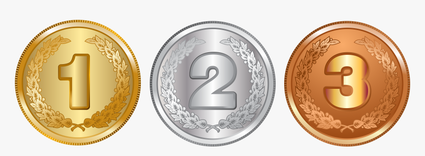 And Bronze Medals Transparent - Gold Silver Bronze Png, Png Download, Free Download