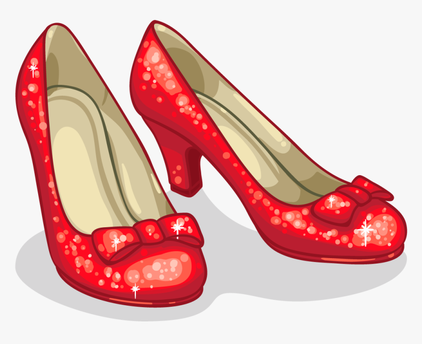 Cartoon Wizard Of Oz Red Slippers, HD Png Download, Free Download
