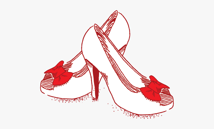 Ruby Slippers Sketch, HD Png Download, Free Download