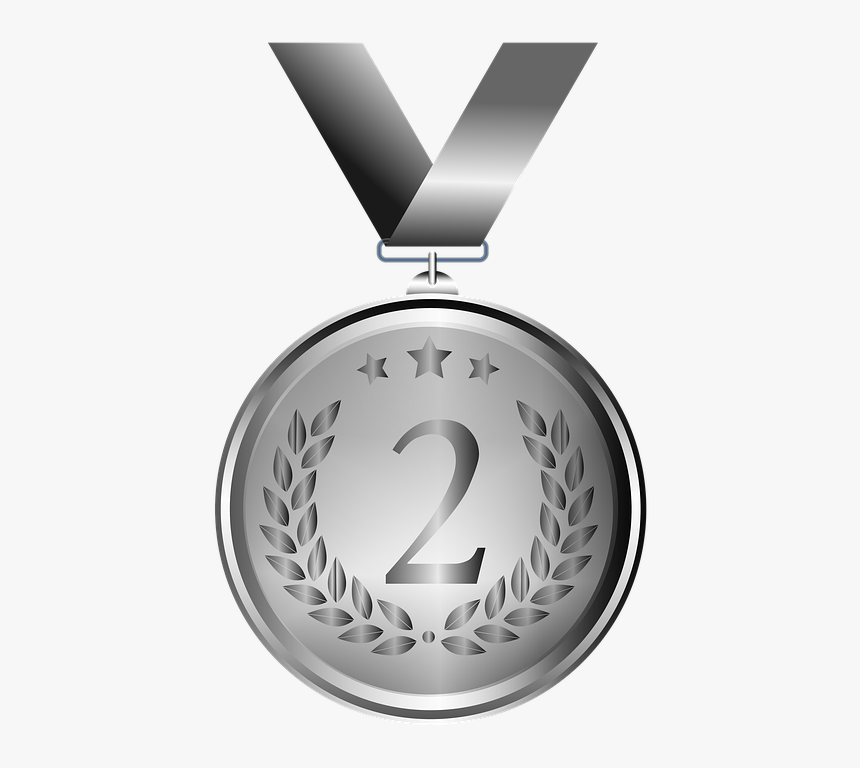 Medal, Silver, Design, Transparent Background - Medalha De Prata Png, Png Download, Free Download