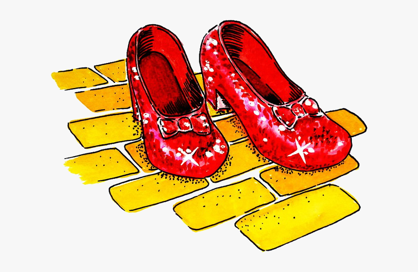 Clipart Stock Fly Me To The Broom Clil I - Ruby Slippers The Wizard Of Oz, HD Png Download, Free Download