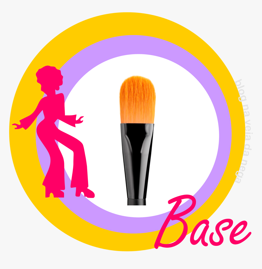 O Pincel Para Base É Achatado E Macio, Permite Espalhar - Disco Dancer Silhouette Png, Transparent Png, Free Download